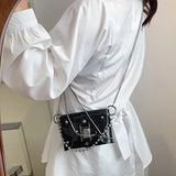 Spice Girls Sequined Crossbody Bag Patent Leather Shoulder Bag