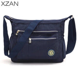 Women's Nylon Shoulder Bag Large Capacity Messenger Casual Tote