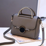 Spring Lock Handbags One-shoulder Messenger Bag Women