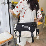 Harajuku Nylon Crossbody Bag Large Capacity for Work Sports