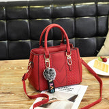 European American Handbags Hair Ball Pendant Shoulder Messenger Bag