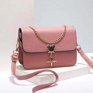 Spring/Summer Small Bags Ladies Square Texture Messenger Shoulder Bag