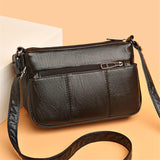 Vintage Soft Leather Ladies Crossbody Messenger Bag