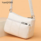 Vintage Soft Leather Ladies Crossbody Messenger Bag
