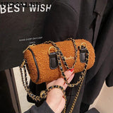 Women's Small Totes Bag Lamb Shoulder Crossbody Handbag