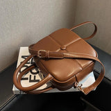 Tofu Plaid Women's Shoulder Bag Handbag