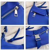 Crossbody Bags Women Harajuku Hobos Buckle Lock Handbag Casual Nylon Shoulder