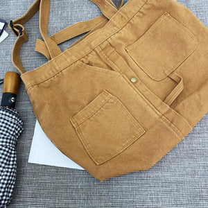 Canvas Handbag Soft Surface Shoulder Bag