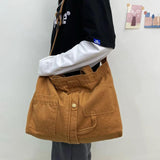 Canvas Handbag Soft Surface Shoulder Bag