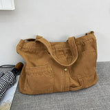 Canvas Handbag Soft Surface Shoulder Bag