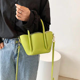 Shoulder Bags PU Leather Purses Handbags Female Solid Flower S
