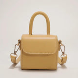 Solid Handheld Small Square Bag for Children