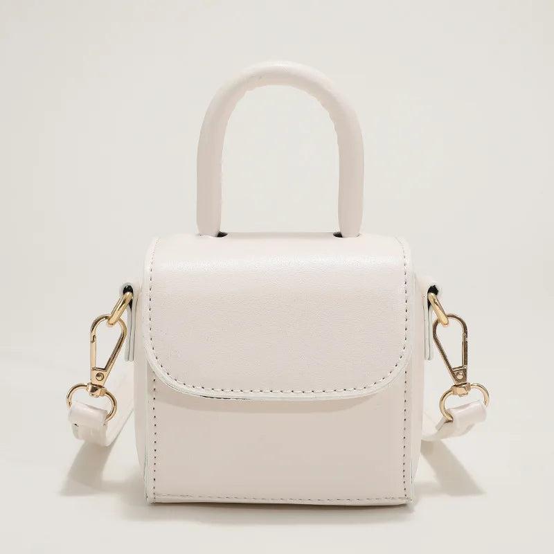 Solid Handheld Small Square Bag for Children