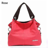 Large Capacity Leather Shoulder Bag Totes Purse