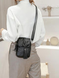 Women's Mini Messenger Shoulder Bag Multi-function Phone Wallet Chest Bag