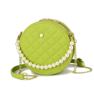 Summer Small Bag Female Net Red Diamond Chain Messenger Bag