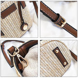 Straw Women's Beach Shoulder Bag Summer Wild Diagonal Bag