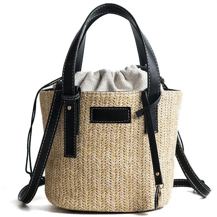 Straw Women's Beach Shoulder Bag Summer Wild Diagonal Bag