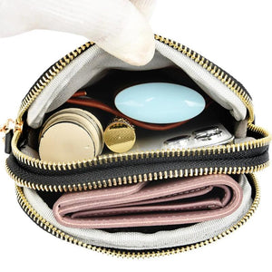 Quilted Rhombus Leather Messenger Handbag for Ladies