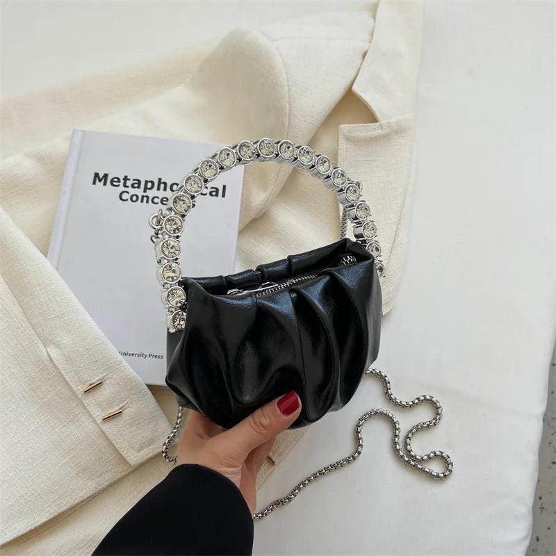 Rhinestone Crossbody Bag Mini Evening Wedding Clutch Tote