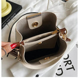 Women's Messenger Bucket Bag Vintage Handbag
