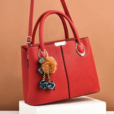 Women Leather Handbag Crossbody Shoulder Bag Messenger Tote with Purse Pocket
