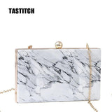 Marble Print Acrylic Bag Lady Single Room Messenger Bag