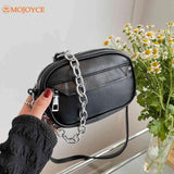 Women's Chain Crossbody Bag, Thick Flap Handbag, Fanny Pack Tote Purse