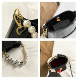 Patent Leather Crossbody Bag for Women
