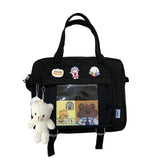 Japanese Satchel Pendant Badges Ita Bag for High School Girl