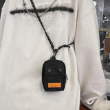 Hip Hop Mini Shoulder Bag Coin Purse Key Case Card Bag