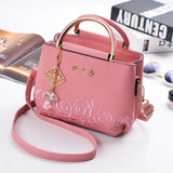 Embroidered Pendant Women's Shoulder Bag and Handbag