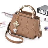 Embroidery Line Shoulder Crossbody Bag