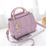 Embroidery Line Shoulder Crossbody Bag