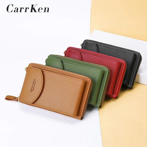Phone PU Leather Crossbody Bag Ladies Messenger Purse