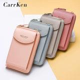 Phone PU Leather Crossbody Bag Ladies Messenger Purse