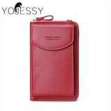 Phone PU Leather Crossbody Bag Ladies Messenger Purse