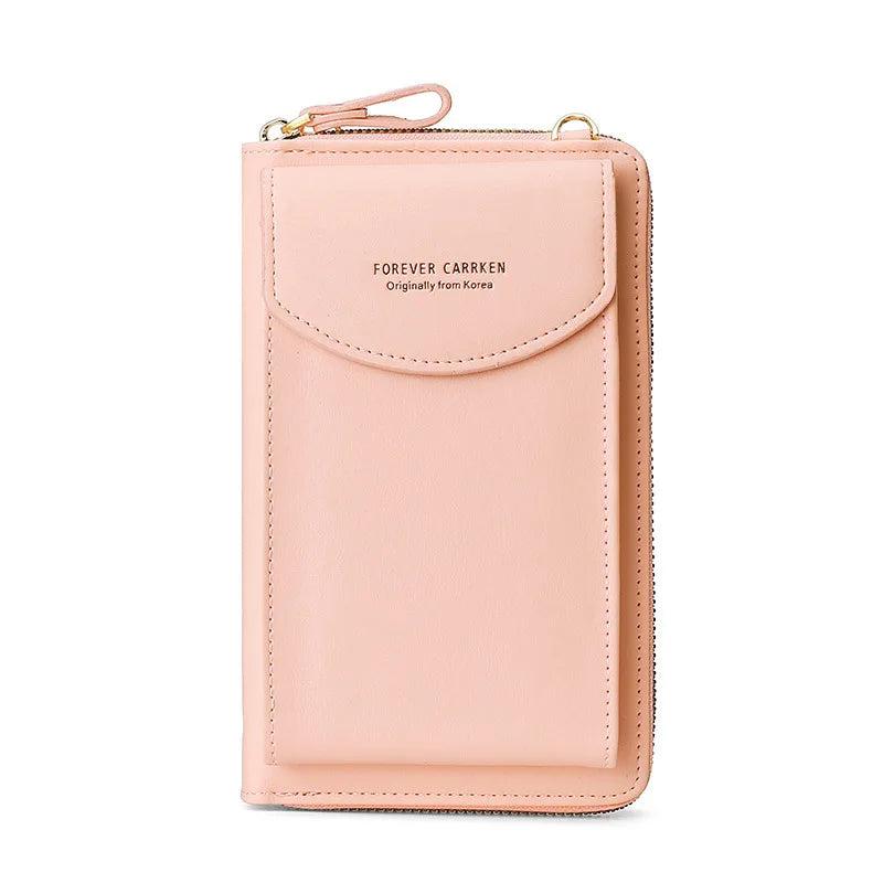 Phone PU Leather Crossbody Bag Ladies Messenger Purse