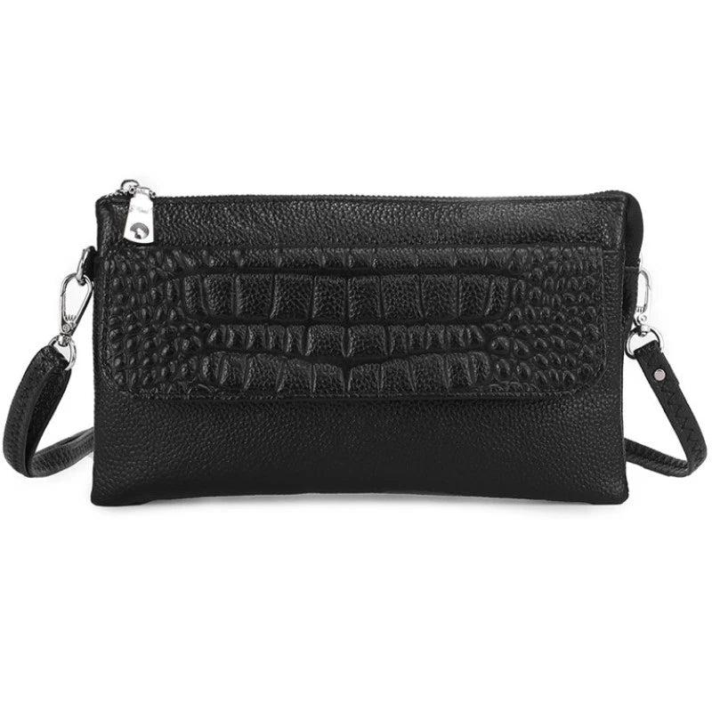 Cow Leather Shoulder Bag for Women Small Handbag Purse Crossbody Bag