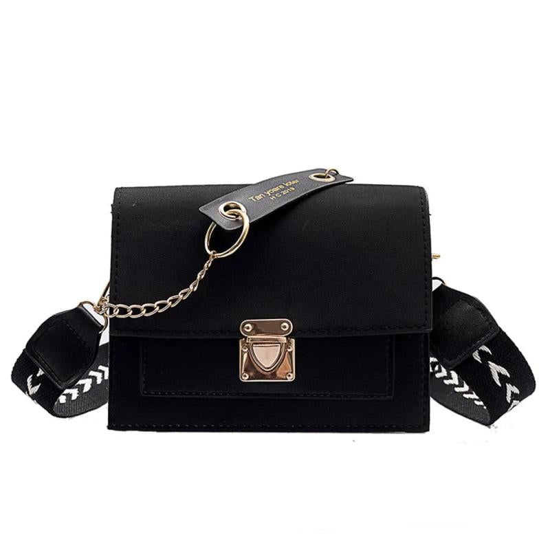 Women Shoulder Bag PU Leather Chain Crossbody Ladies Flap Purse Messenger