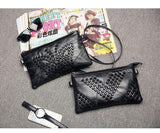 Xiaofang Ladies Leather Messenger Bag Solid One Shoulder Handbag Wallet