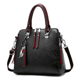 Retro Handbag Fox Pendant Crossbody Bag