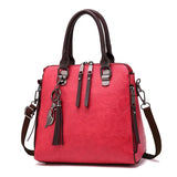 Retro Handbag Fox Pendant Crossbody Bag