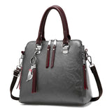 Retro Handbag Fox Pendant Crossbody Bag