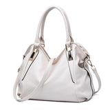 Stylish Soft Leather Handbag for Women Large Capacity One-shoulder Crossbody Bag
