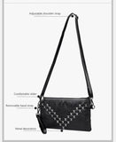 Female Zipper Bag Western Messenger Mini One Shoulder Bag