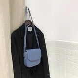 Women's Pu Leather Crossbody Bag Wild Style Shoulder Saddle Bag