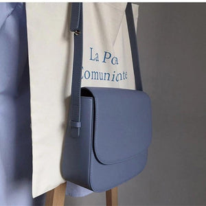 Women's Pu Leather Crossbody Bag Wild Style Shoulder Saddle Bag