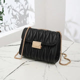 Women's Pink Leather Crossbody Shoulder Bag