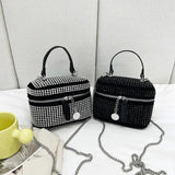 Bright Diamond Handbag Bag Woman Versatile Box Bag